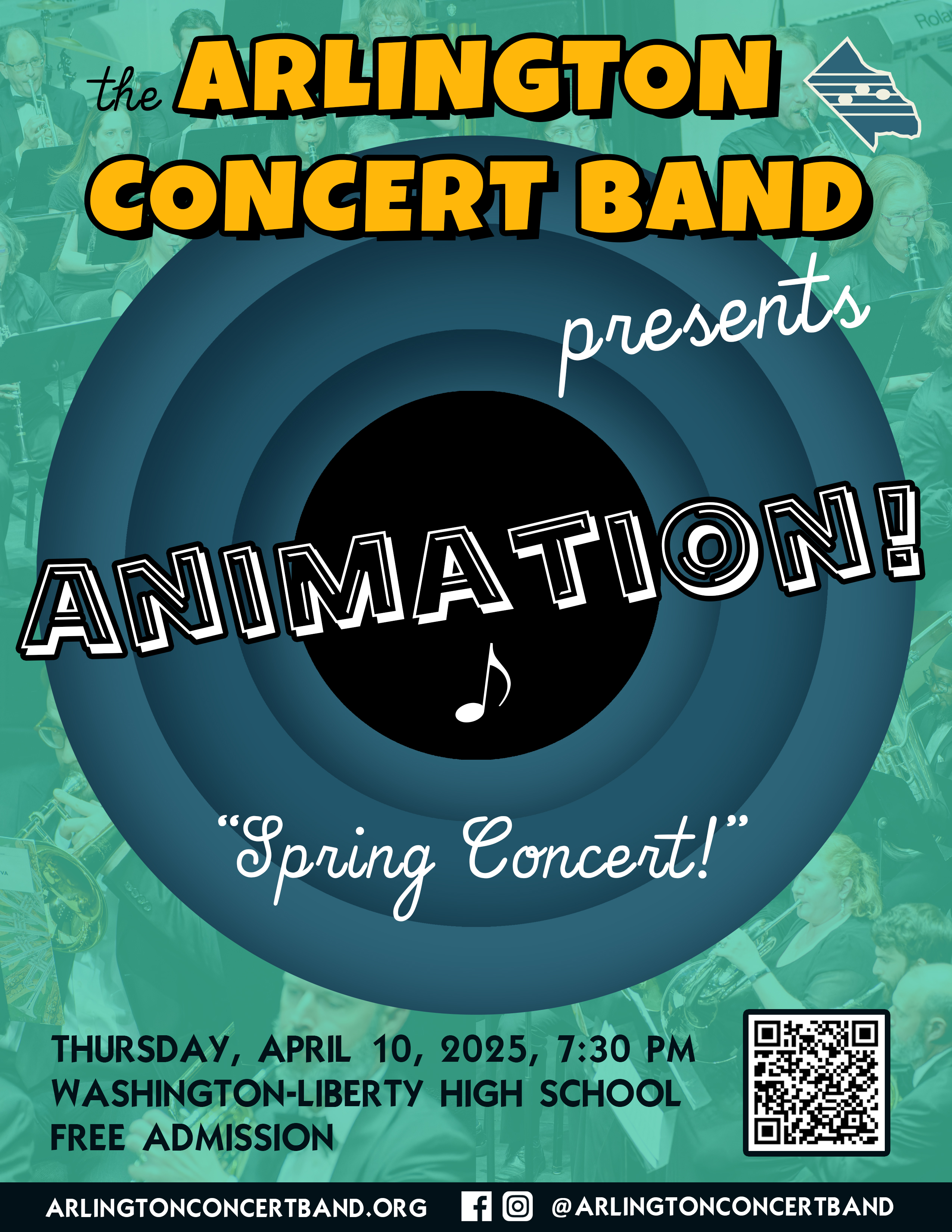 Flyer for Animation Concert